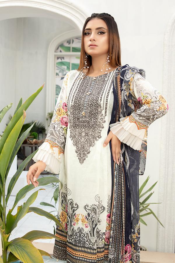 Allys Mushk Luxury Lawn ALL45