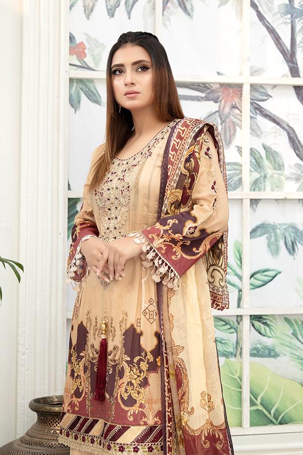 Allys Mushk Luxury Lawn ALL46