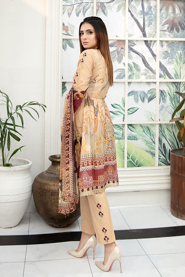 Allys Mushk Luxury Lawn ALL46