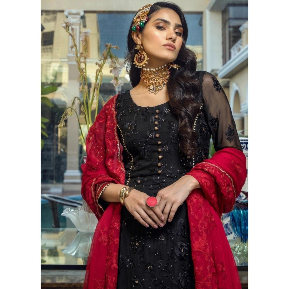 Azure Luxe Chiffon Formal Dress AZU01