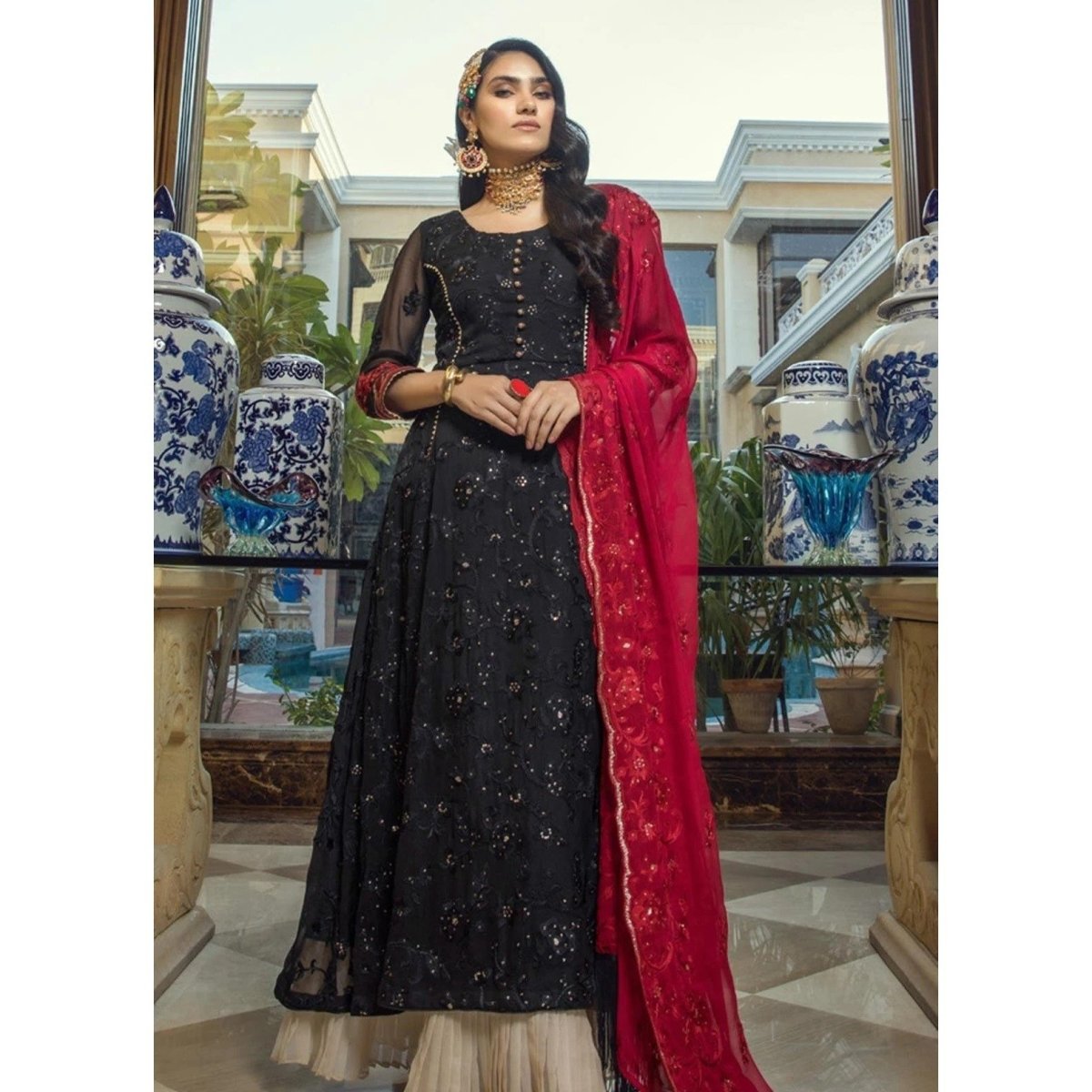 Azure Luxe Chiffon Formal Dress AZU01