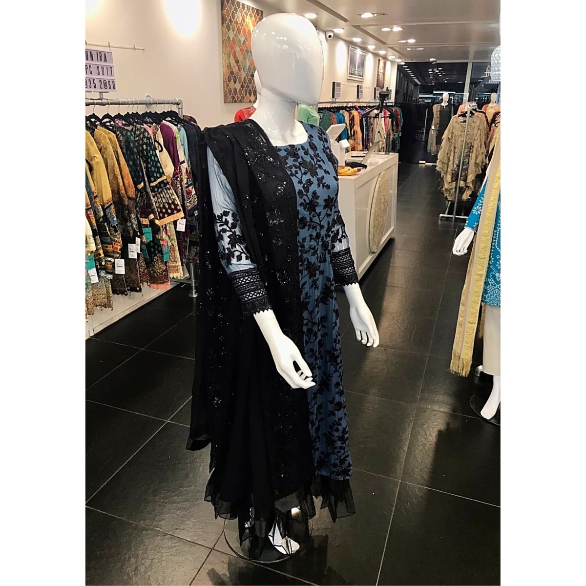 Azure Luxe Chiffon Formal Dress AZU02