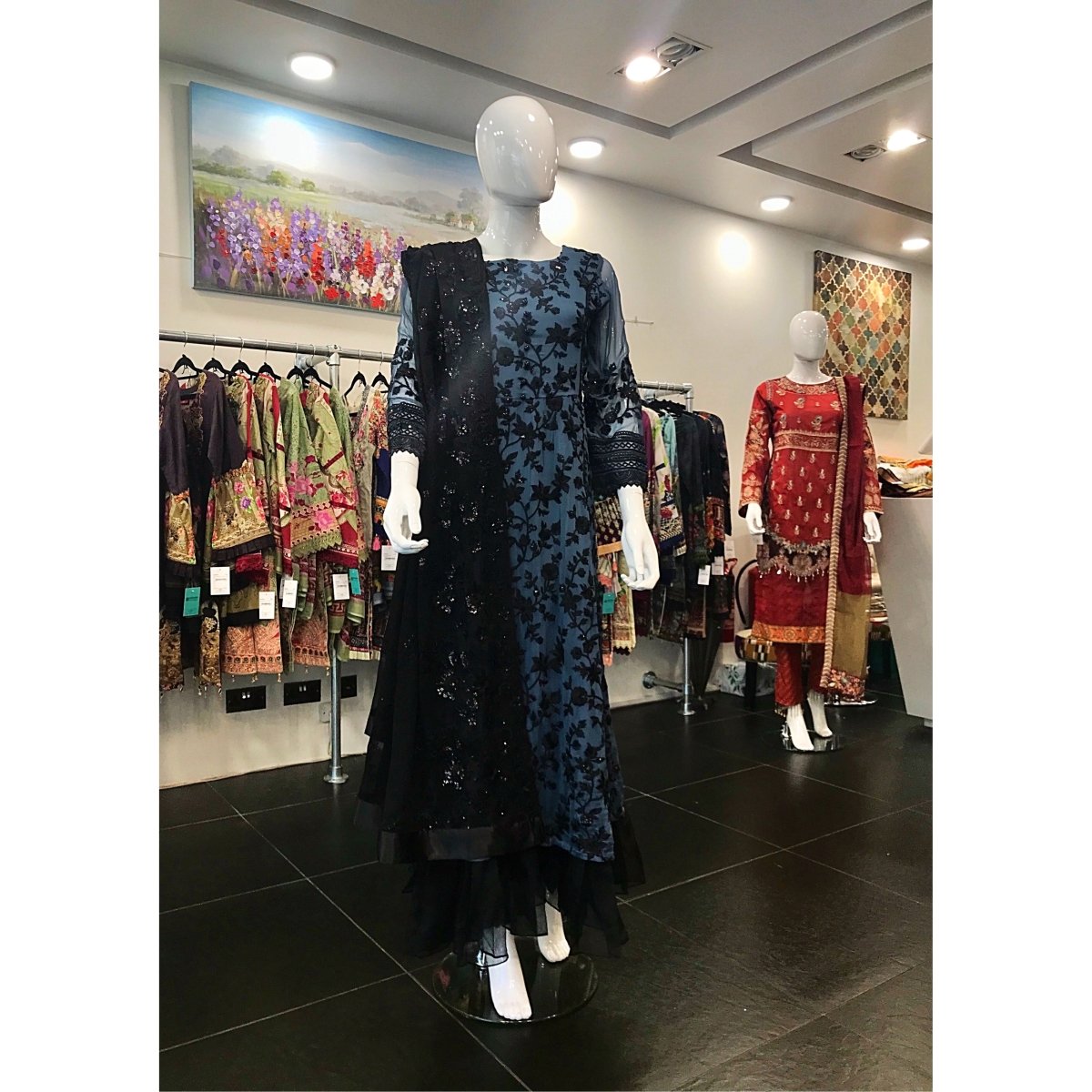 Azure Luxe Chiffon Formal Dress AZU02