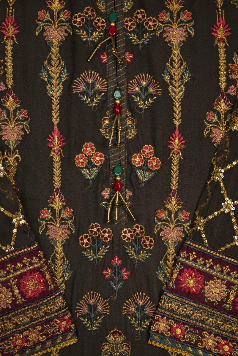 Baroque Chantelle Chiffon Pecan