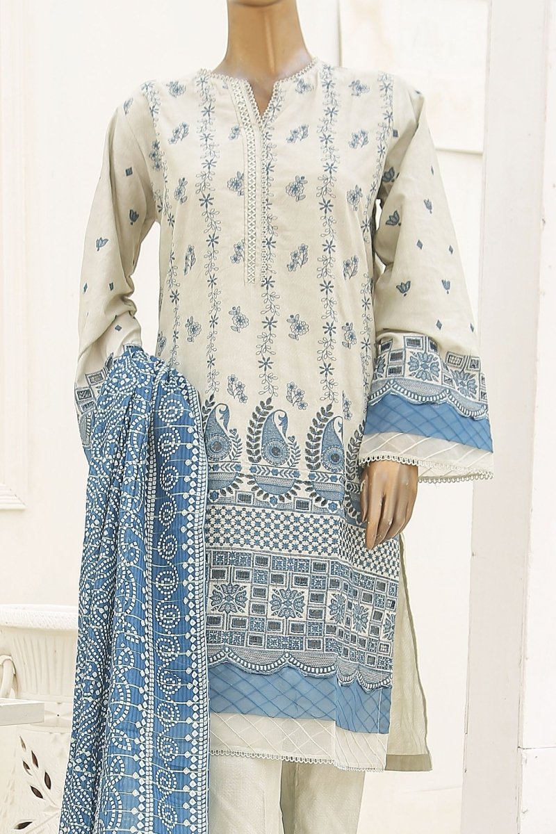 Bin Saeed Chikankari Lawn Suit BIN109-Designer dhaage