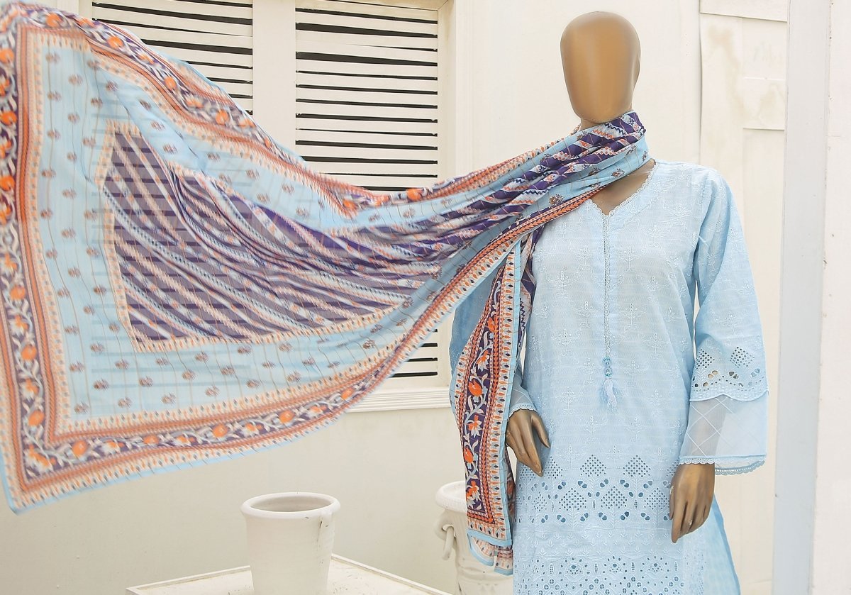 Bin Saeed Chikankari Lawn Suit BIN110 - Designer dhaage