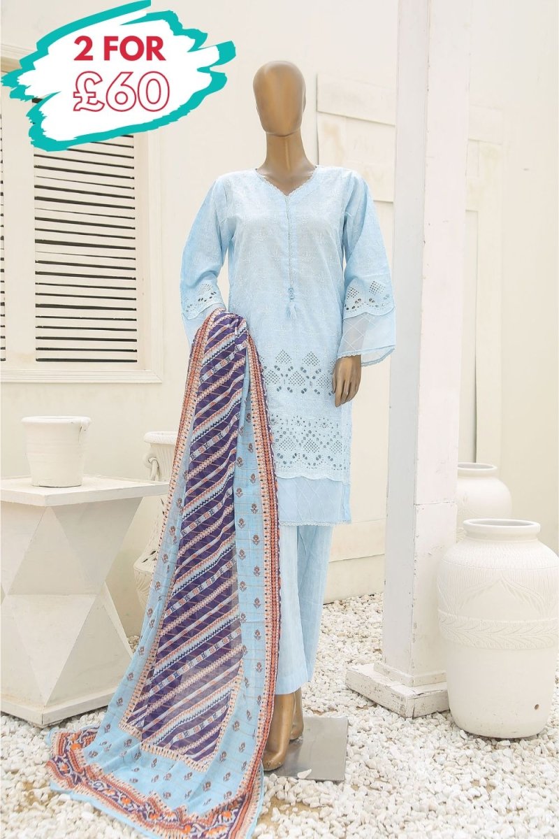 Bin Saeed Chikankari Lawn Suit BIN110 - Designer dhaage