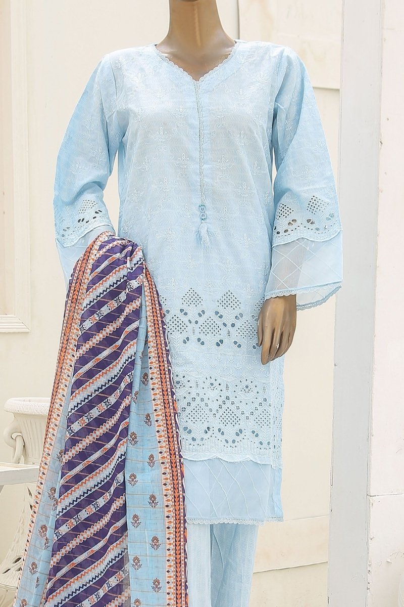 Bin Saeed Chikankari Lawn Suit BIN110 - Designer dhaage