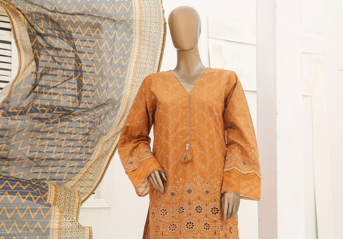 Bin Saeed Chikankari Lawn Suit BIN113 - Designer dhaage