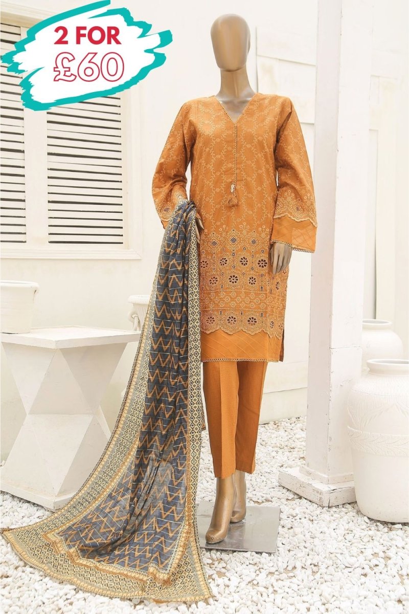 Bin Saeed Chikankari Lawn Suit BIN113 - Designer dhaage