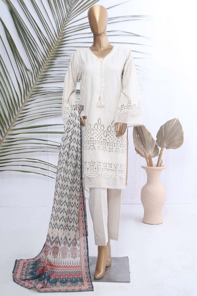 Bin Saeed Chikankari Lawn Suit BIN85