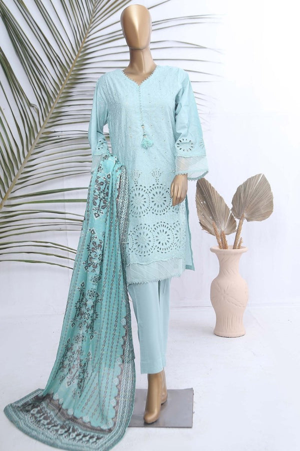 Bin Saeed Chikankari Lawn Suit BIN87-Designer dhaage