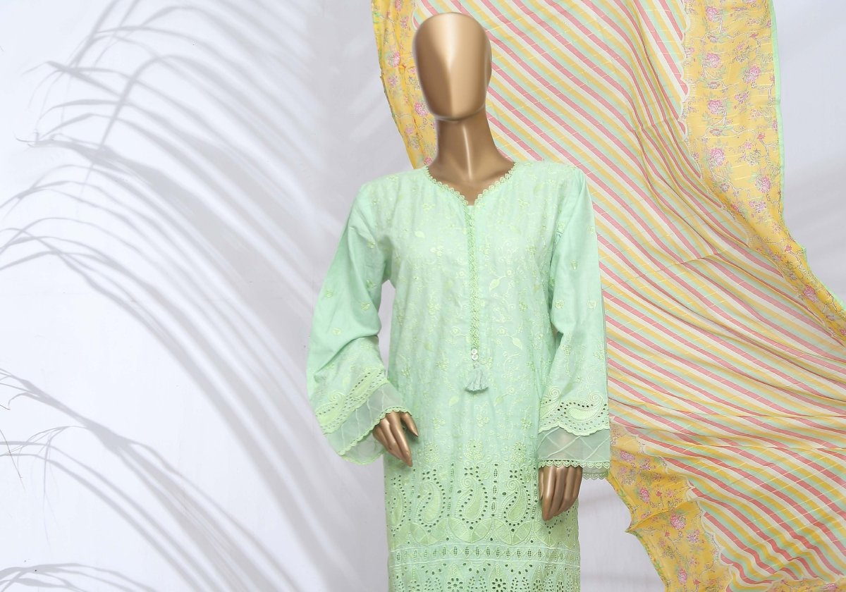 Bin Saeed Chikankari Lawn Suit BIN97-Designer dhaage