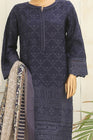 Bin Saeed Embroidered Dhanak 3 Piece Suit BIN123-Designer dhaage