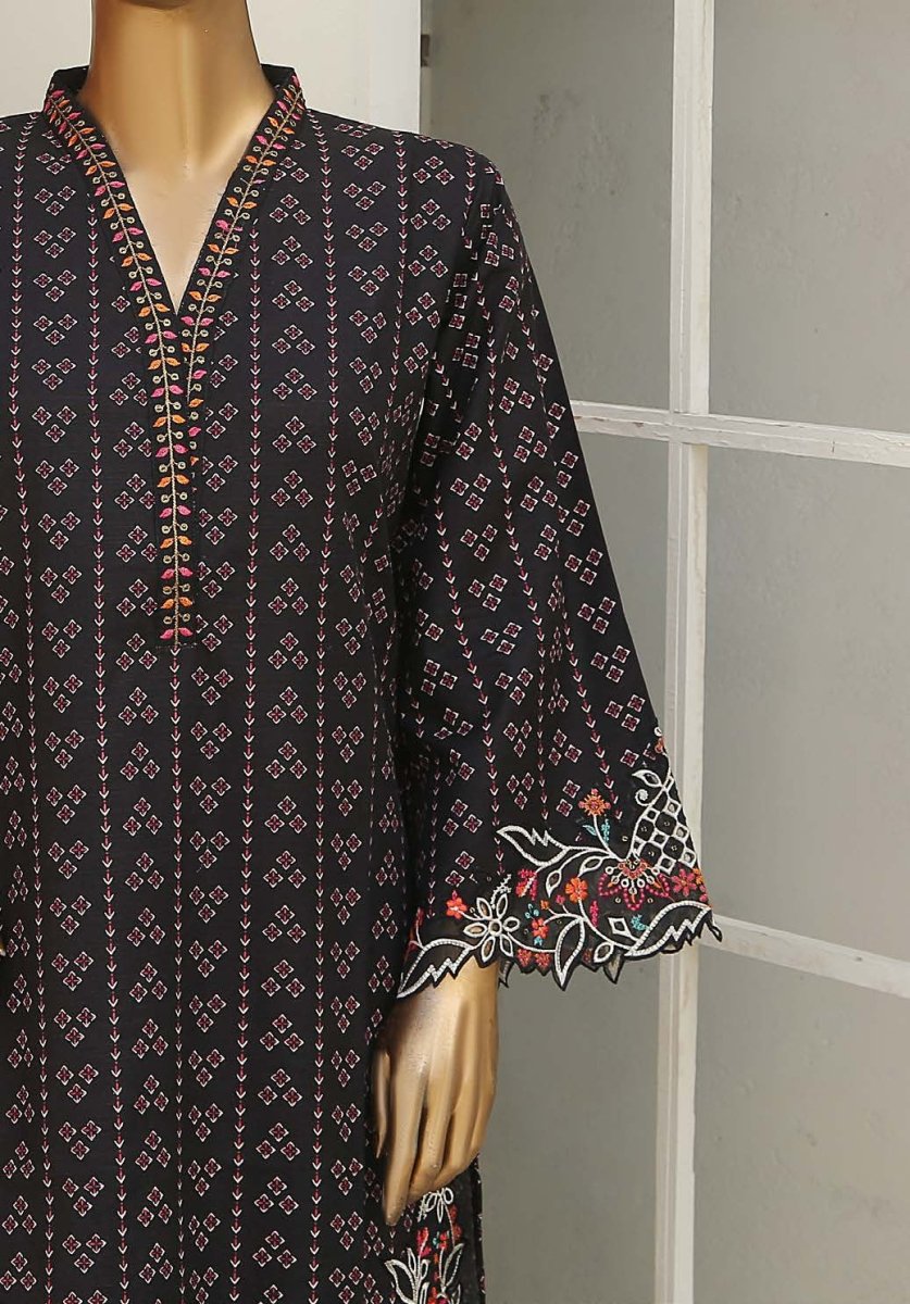 Bin Saeed Embroidered Khaddar 3 Piece Suit BIN141 - Designer dhaage