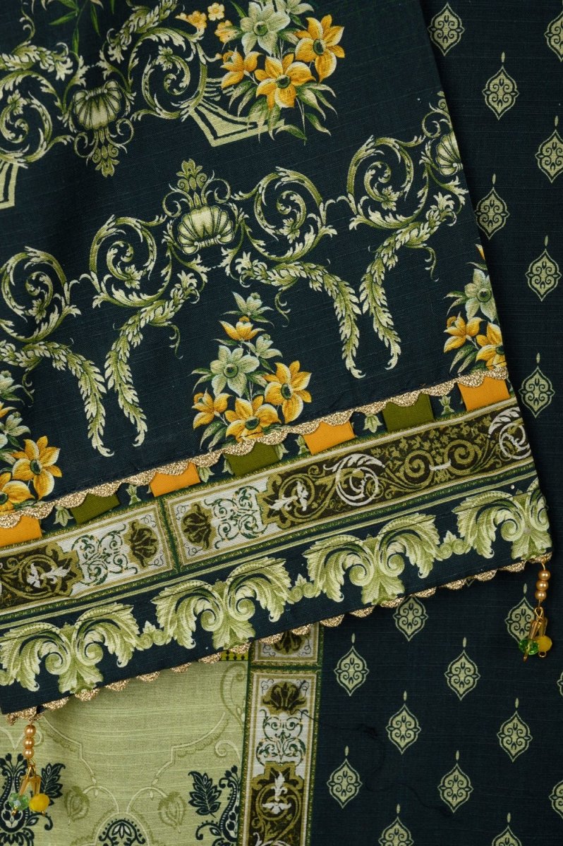 Bin Saeed Embroidered Khaddar Suit BIN17