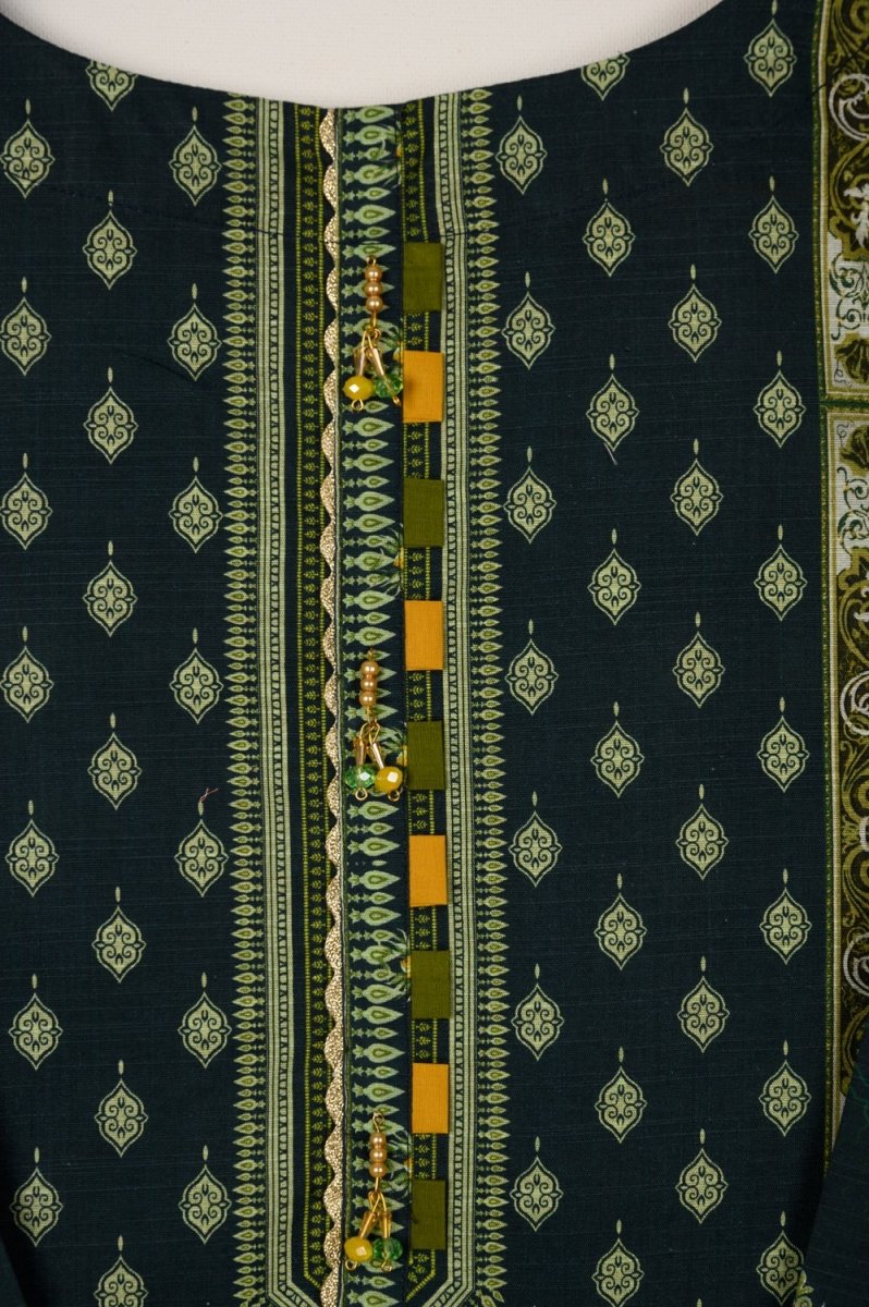 Bin Saeed Embroidered Khaddar Suit BIN17