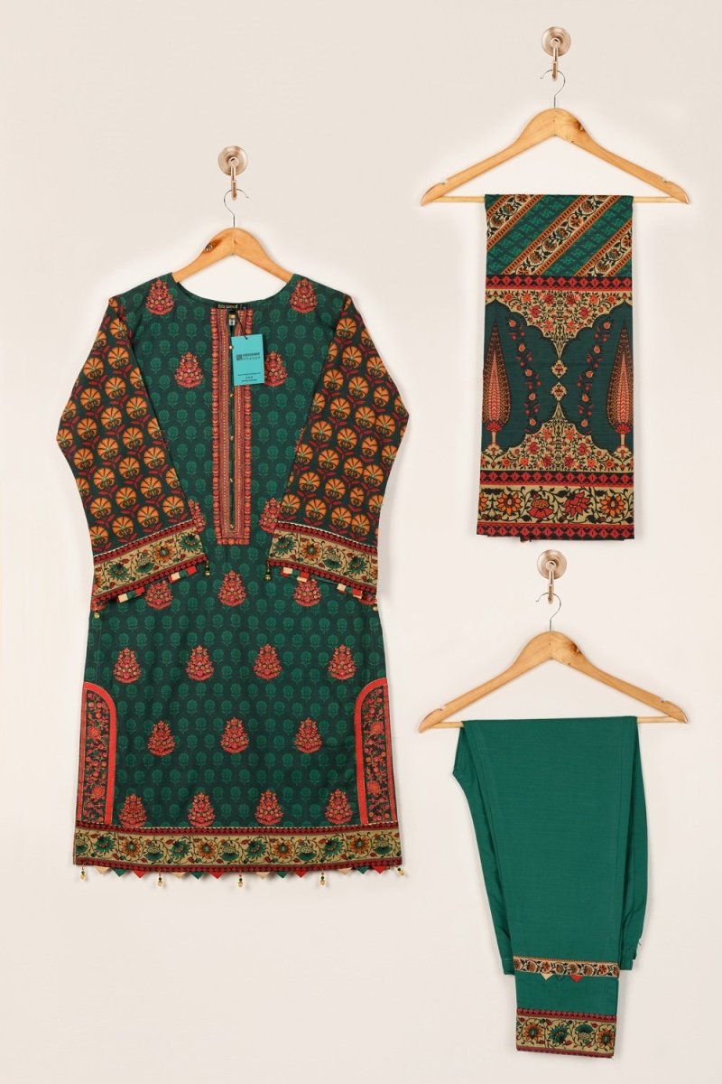Bin Saeed Embroidered Khaddar Suit BIN20