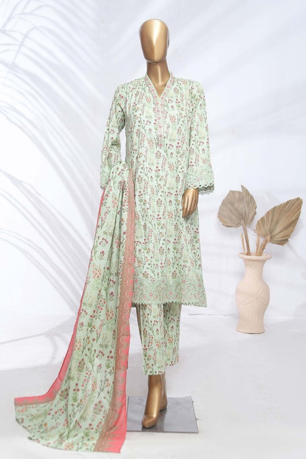 Bin Saeed Embroidered Lawn Dress BIN92