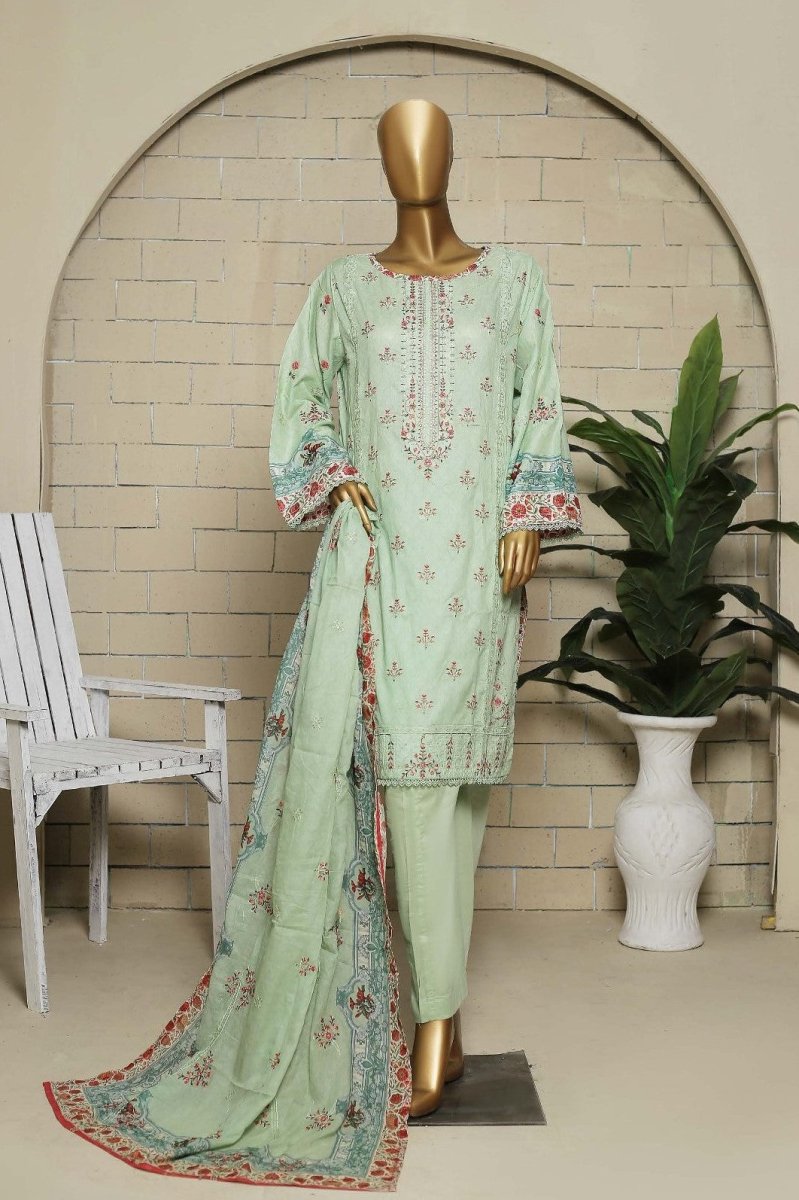Bin Saeed Embroidered Lawn Suit BIN83-Designer dhaage