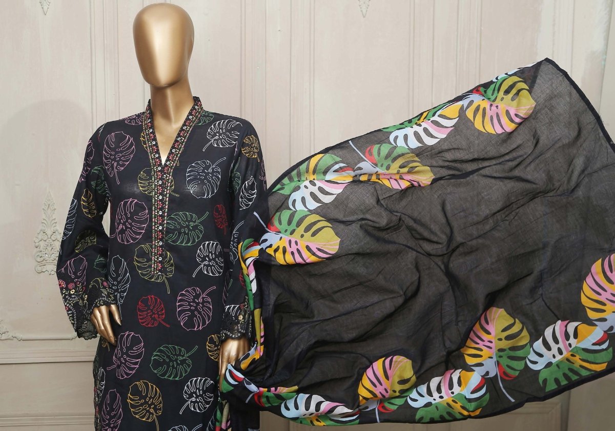 Bin Saeed Embroidered Lawn Suit BIN90-Designer dhaage