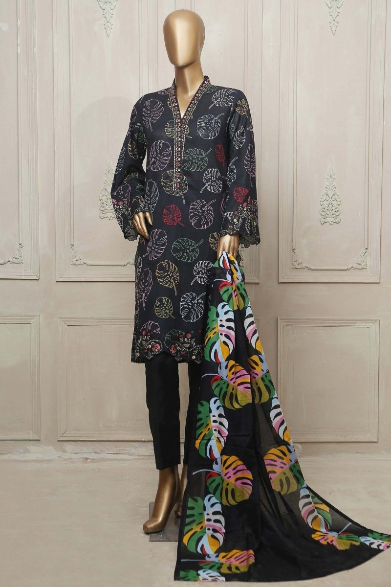 Bin Saeed Embroidered Lawn Suit BIN90-Designer dhaage