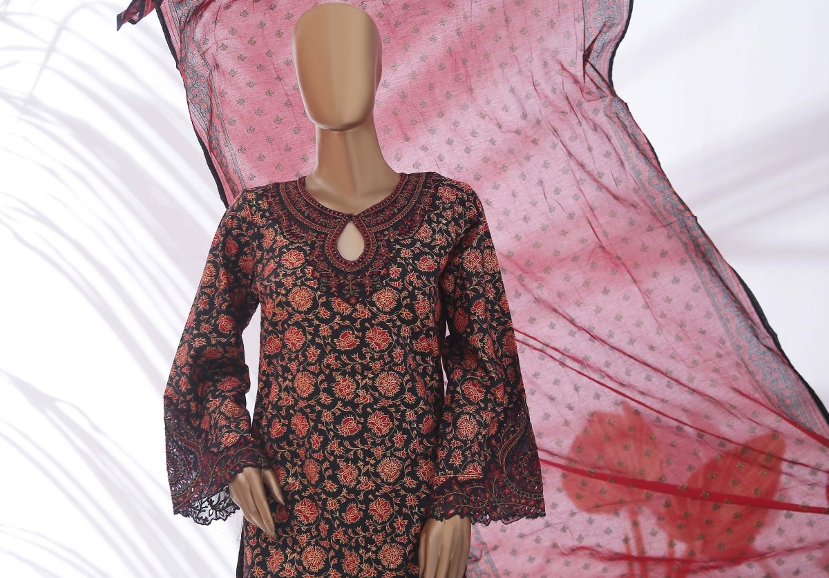Bin Saeed Embroidered Lawn Suit BIN91-Designer dhaage
