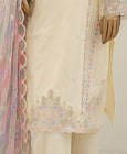 Bin Saeed Embroidered Marina 3 Piece Suit BIN130-Designer dhaage