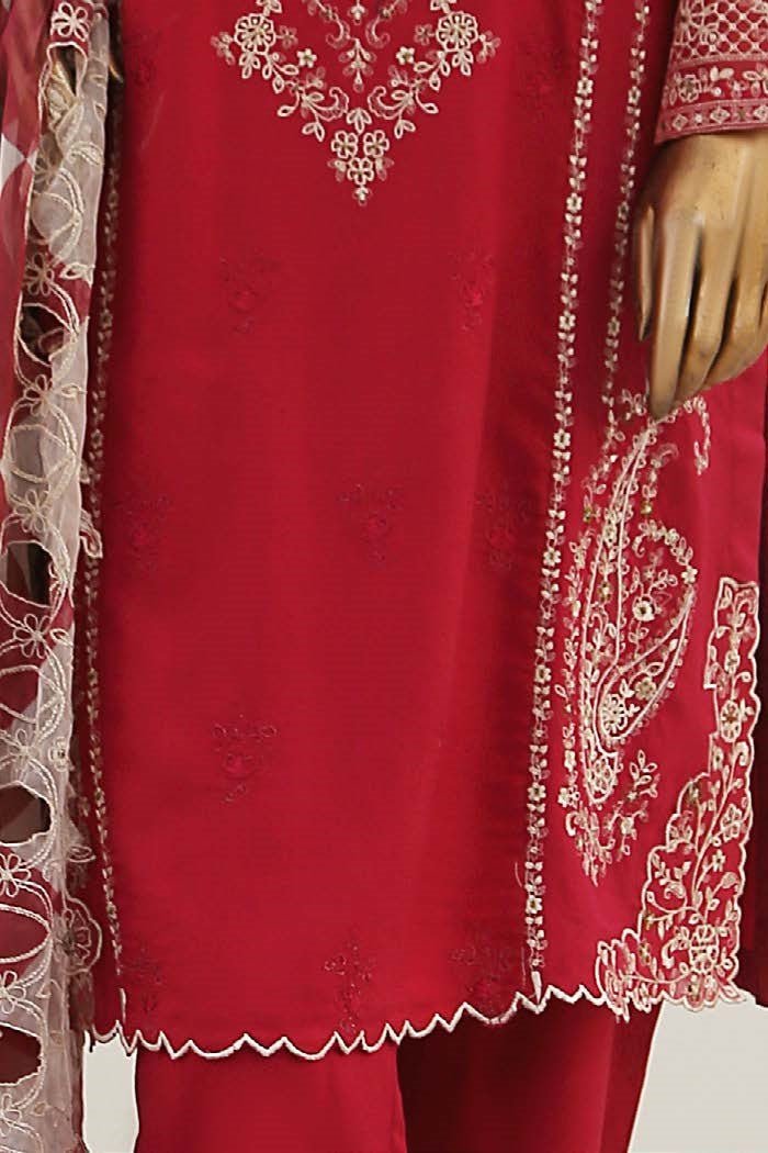 Bin Saeed Embroidered Marina 3 Piece Suit BIN131 - Designer dhaage