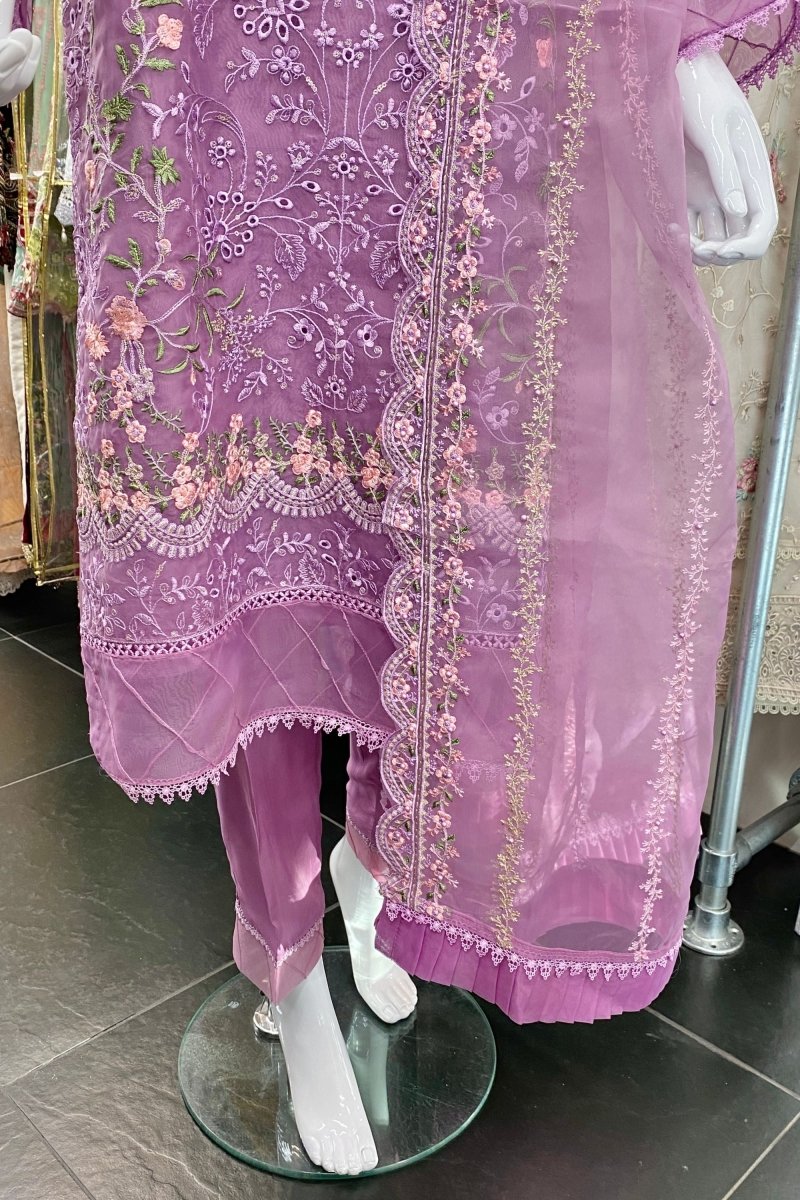 Bin Saeed Embroidered Organza Formal BIN71