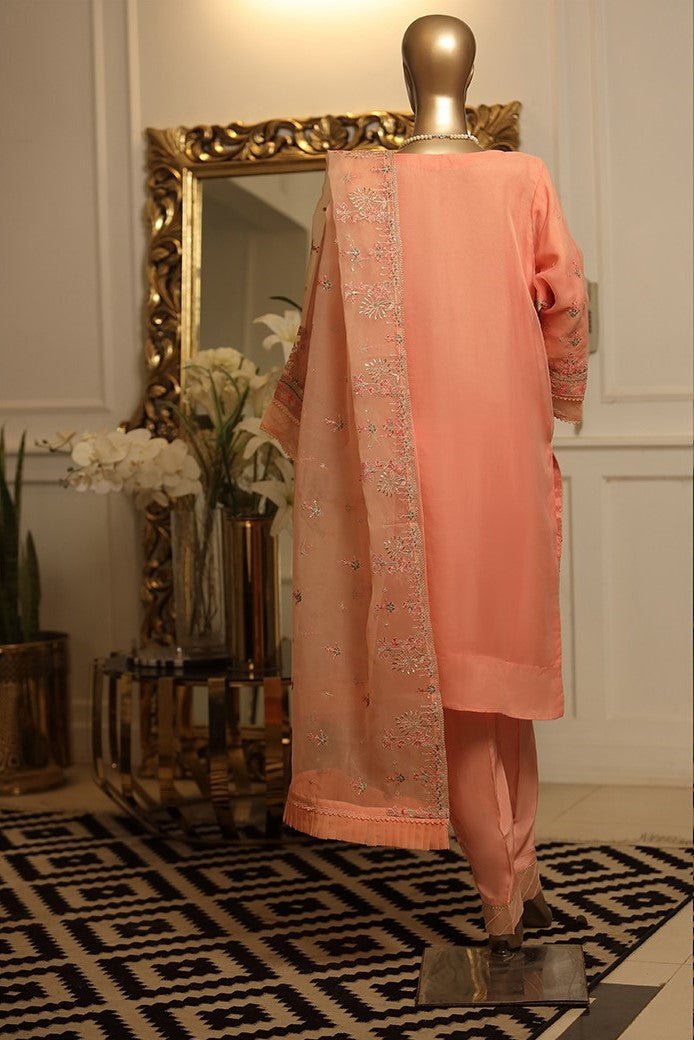 Bin Saeed Embroidered Organza Formal Suit BIN29-Designer dhaage