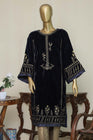 Bin Saeed Embroidered Velvet Shirt BIN44