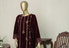 Bin Saeed Embroidered Velvet Shirt BIN56