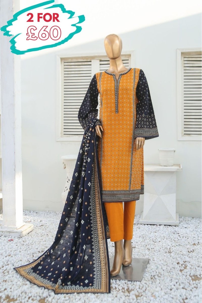 Bin Saeed Khaddar 3 Piece Suit BIN117-Designer dhaage