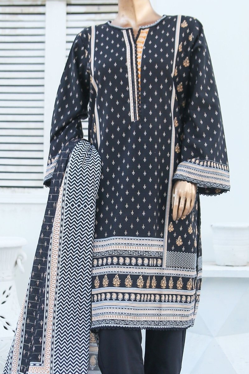 Bin Saeed Khaddar 3 Piece Suit BIN119 - Designer dhaage