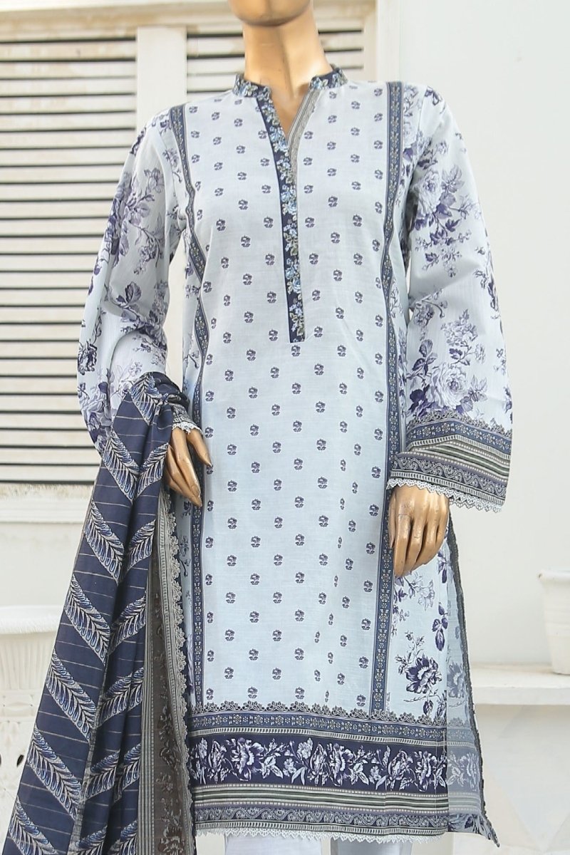 Bin Saeed Khaddar 3 Piece Suit BIN120 - Designer dhaage