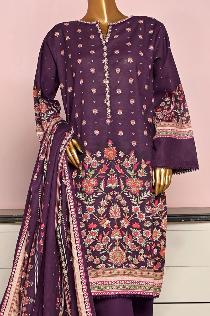 Bin Saeed Khaddar 3 Piece Suit BIN144-Designer dhaage