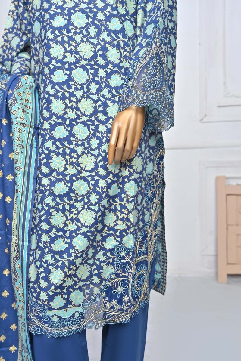 Bin Saeed Lawn 3 Piece Suit BIN106-Designer dhaage