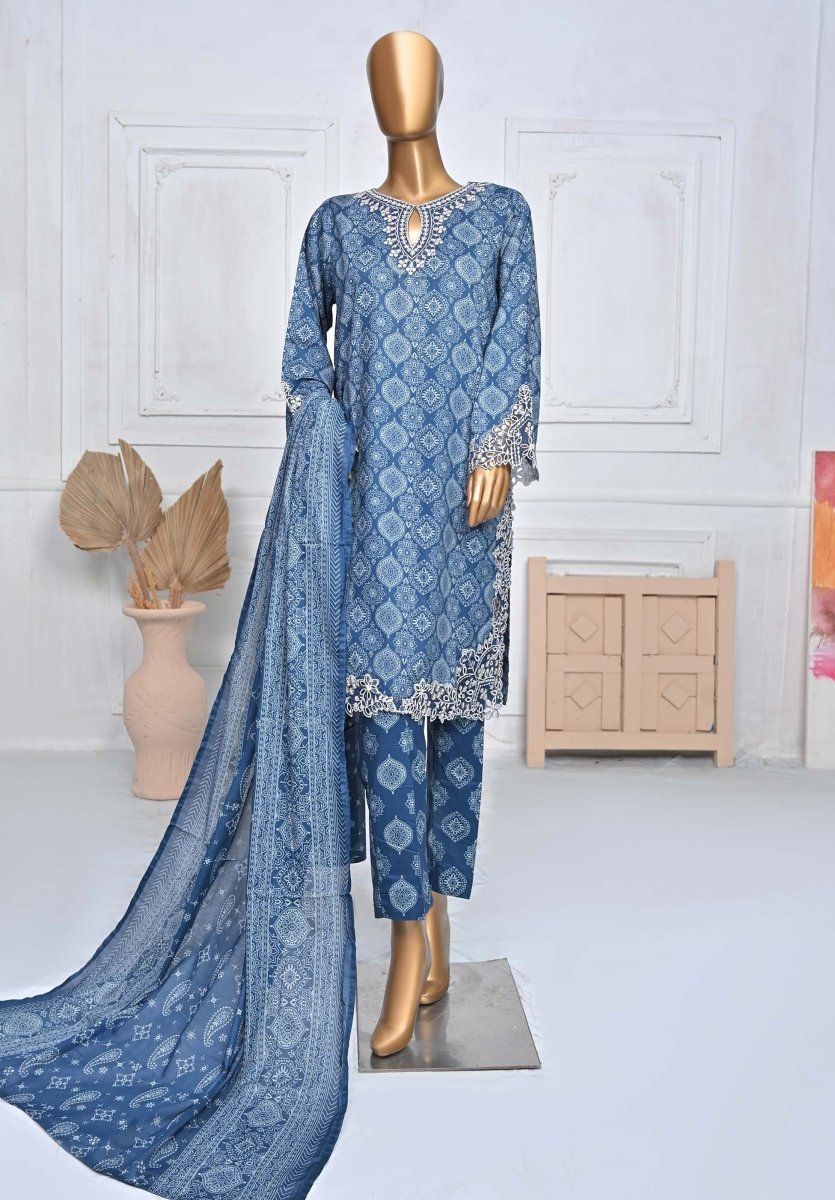 Bin Saeed Lawn 3 Piece Suit BIN107-Designer dhaage