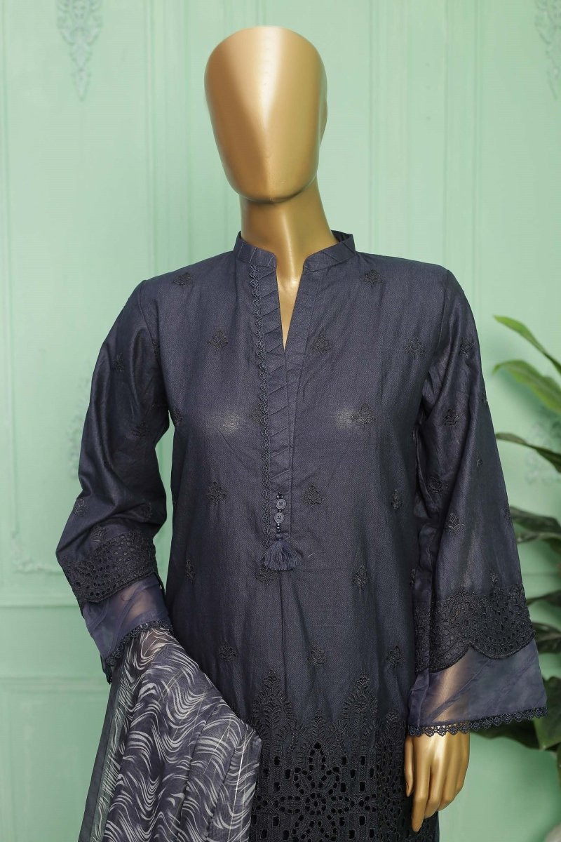 Bin Saeed Lawn Chikankari 3 Piece Suit BIN78