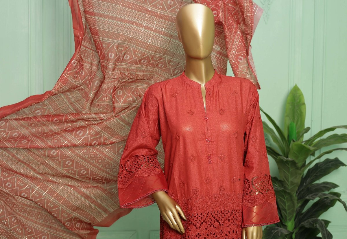 Bin Saeed Lawn Chikankari 3 Piece Suit BIN81