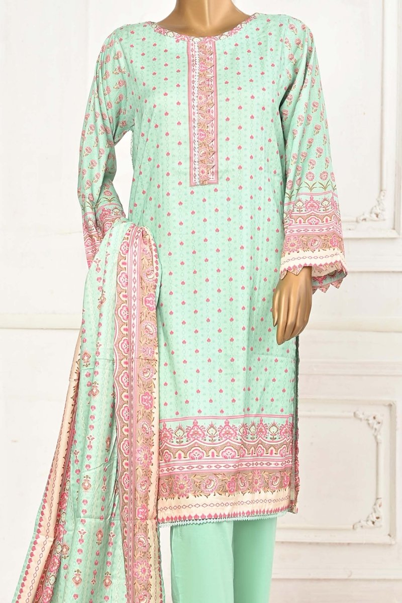 Bin Saeed Linen 3 Piece Suit BIN100-Designer dhaage