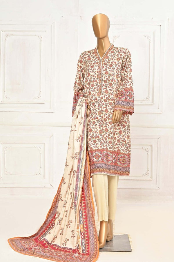 Bin Saeed Linen 3 Piece Suit BIN101