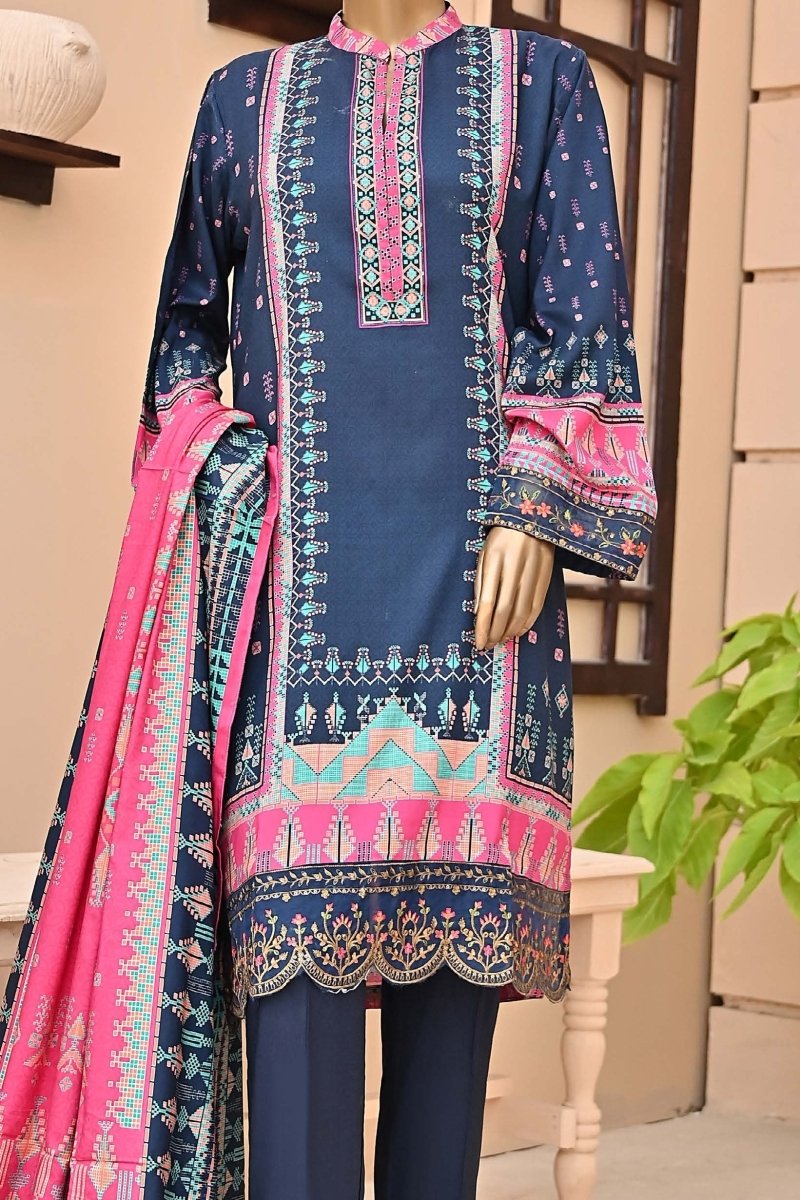 Bin Saeed Linen 3 Piece Suit BIN104-Designer dhaage