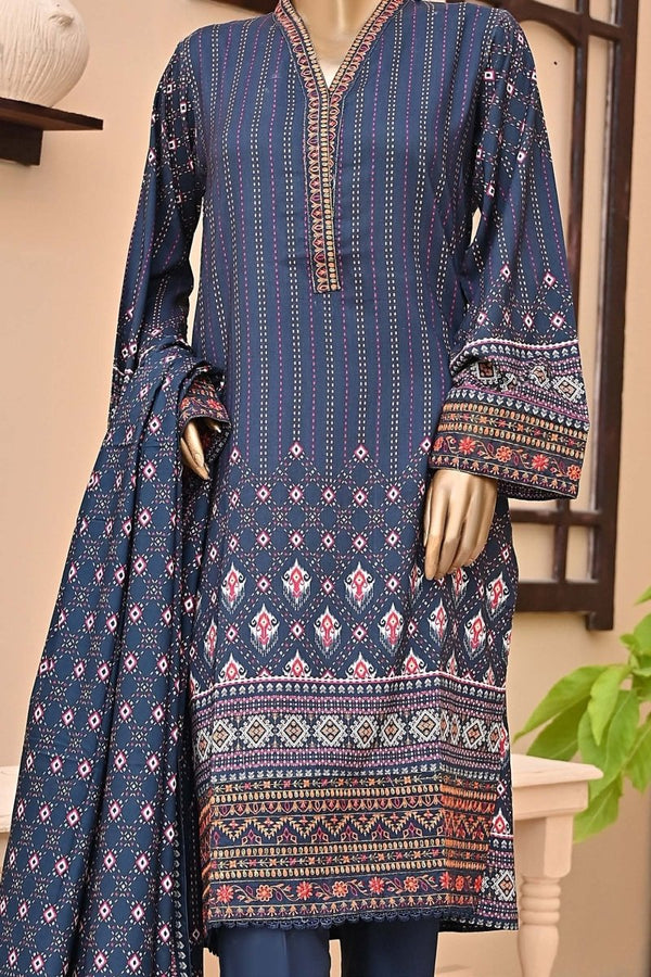 Bin Saeed Linen 3 Piece Suit BIN105