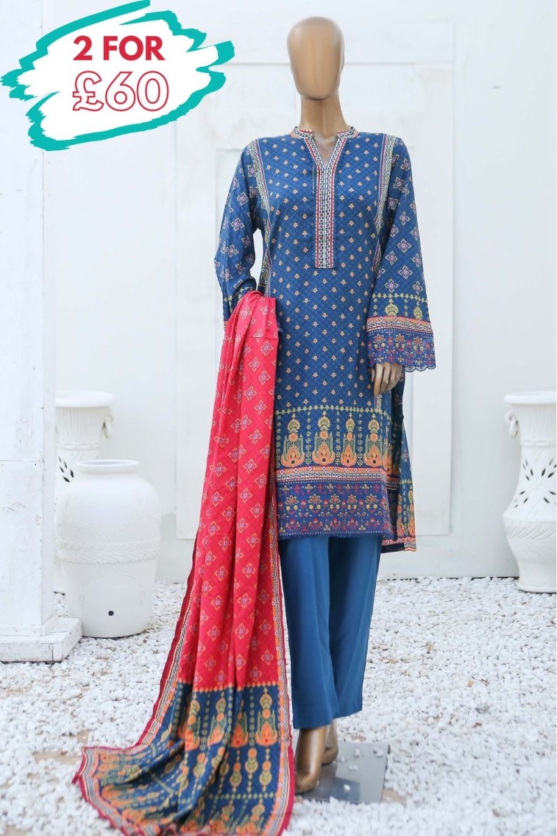 Bin Saeed Linen 3 Piece Suit BIN114-Designer dhaage