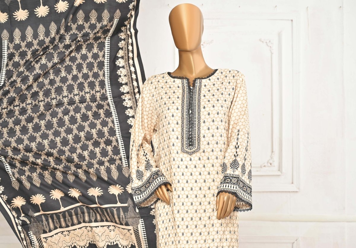 Bin Saeed Linen 3 Piece Suit BIN99-Designer dhaage