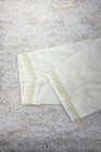 Cotton Off White Lace Pakistani Trousers TRO71-Designer dhaage