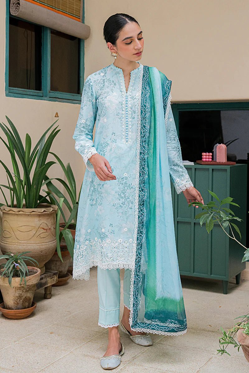 Cross Stitch Cambric Cyan Mist CRO51