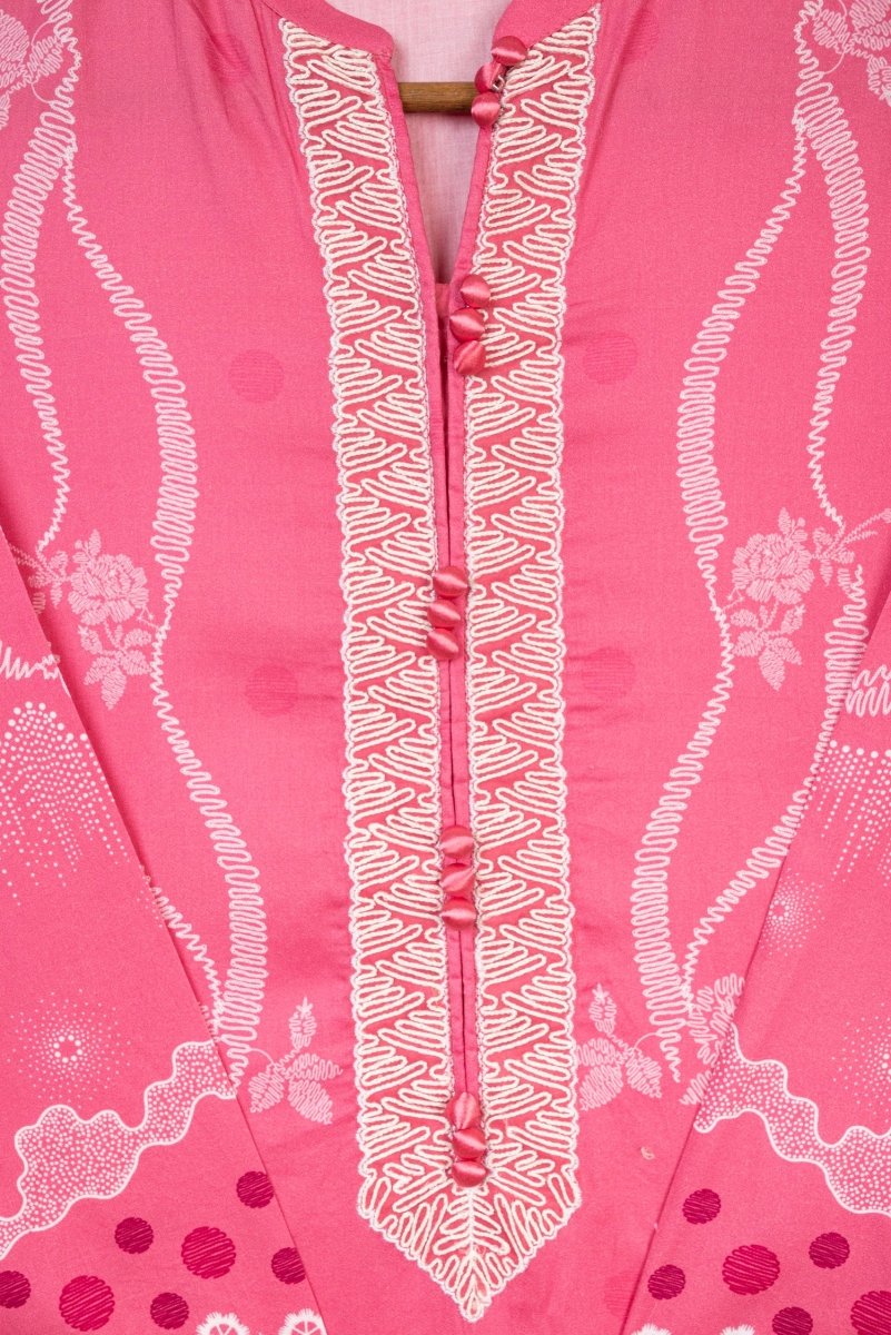 Cross Stitch Cotton Satin Raspberry Crème-Designer dhaage